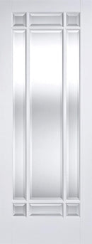 White Manhattan Glazed 9 Light Primed Internal Door Internal Door LPD Doors