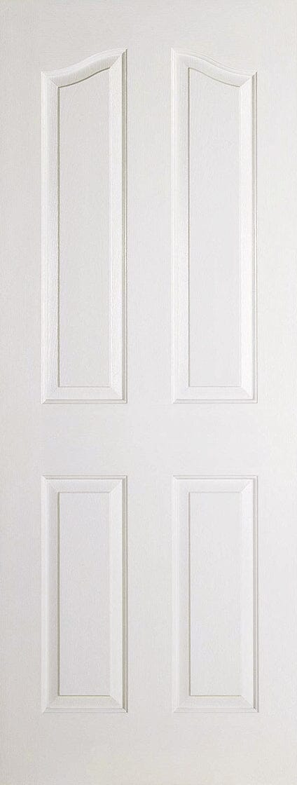 White Moulded Mayfair 4 Panel Primed Internal Door Internal Door LPD Doors