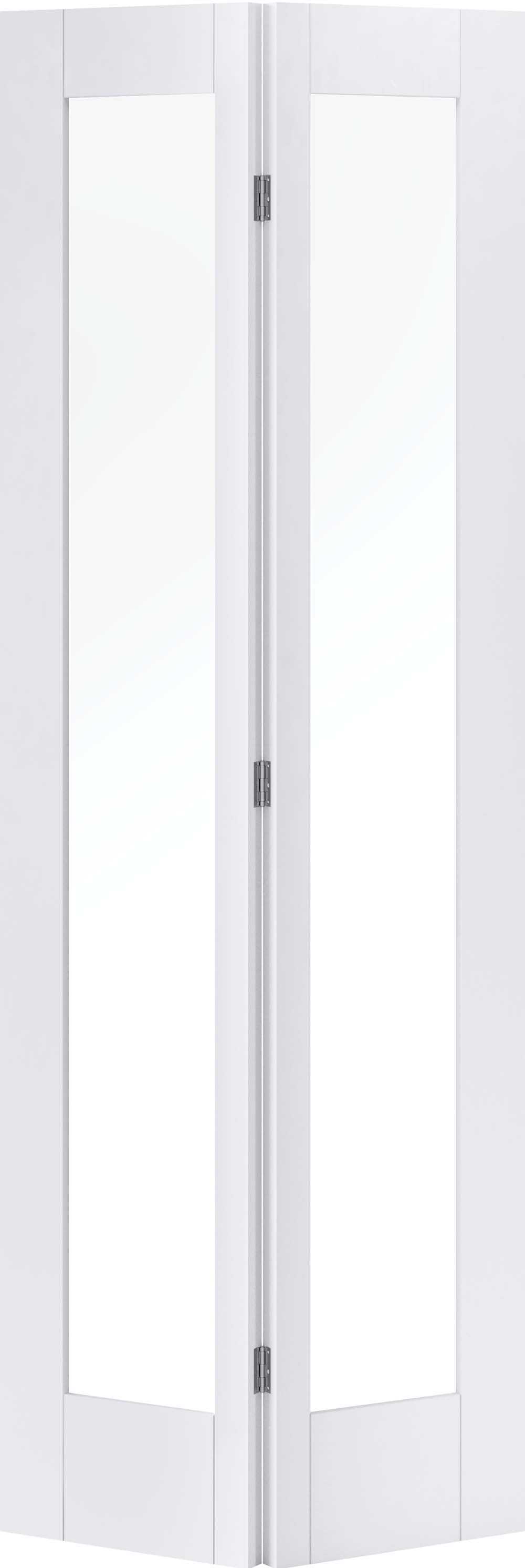 White Pattern 10 Glazed Primed Internal Door