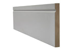 White Primed Single Groove Skirting Skirting LPD Doors