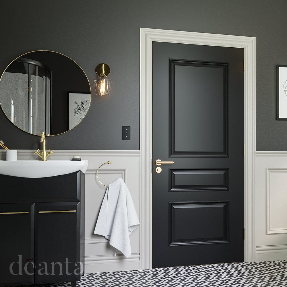Windsor Black Prefinished FSC Internal Door Internal Door Deanta