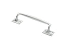 Pub Style Pull Handle Carlisle Brass Satin Chrome