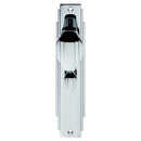 Art Deco Knob on WC Backplate (Latch & Hinges Included)