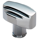 Art Deco Knob Cupboard Knob Carlisle Brass Polished Chrome