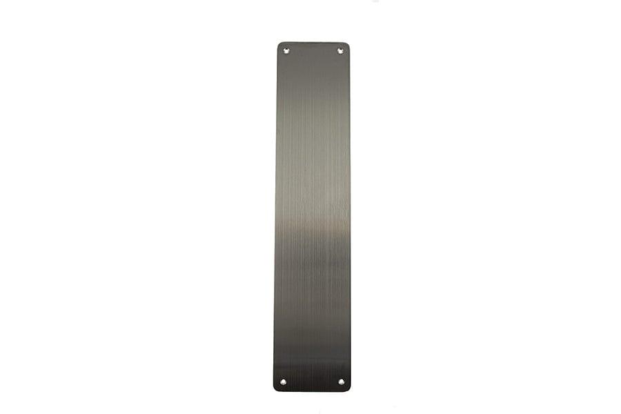 Atlantic Finger Plate Pre drilled with screws 350mm x 75mm Finger Plate Atlantic 350mm x 75mm Satin Stainless Steel