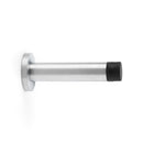 Cylinder Projection Door Stop on Rose Door Stop Alexander & Wilks Satin Chrome