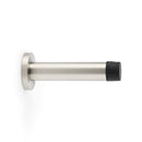 Cylinder Projection Door Stop on Rose Door Stop Alexander & Wilks Satin Nickel