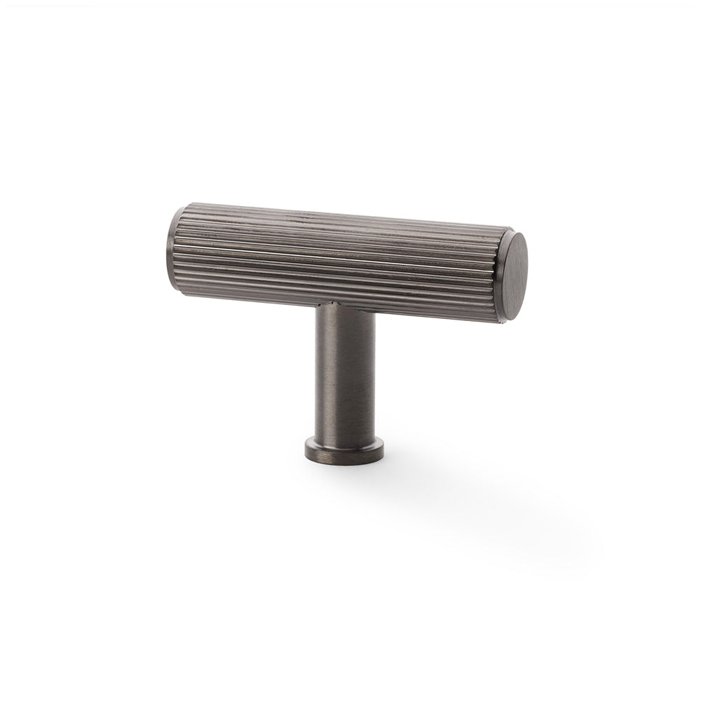 Crispin Reeded T-bar Cupboard Knob
