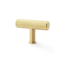 Crispin Reeded T-bar Cupboard Knob