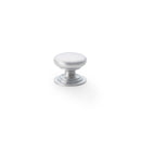 Waltz Round Cupboard Knob on Stepped Rose 25mm