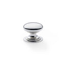 Waltz Round Cupboard Knob on Stepped Rose 32mm