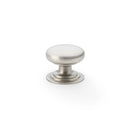 Waltz Round Cupboard Knob on Stepped Rose 32mm