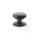 Waltz Round Cupboard Knob on Stepped Rose 38mm