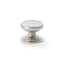 Waltz Round Cupboard Knob on Stepped Rose 38mm