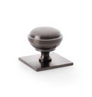 Quantock Cupboard Knob on Square Backplate 38mm