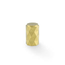 Diamond Cut Cylinder Cabinet Knob 30mm