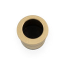 Round Sliding Door Finger Edge Pull Flush Pull Alexander & Wilks Satin Brass PVD