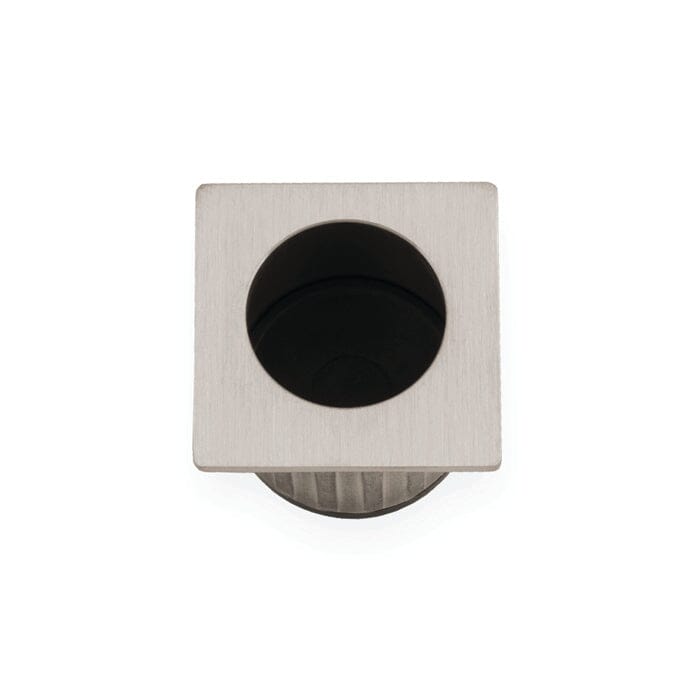 Sliding Door Finger Edge Pull (Square) Sliding Door Furniture Alexander & Wilks Satin Nickel