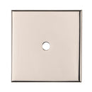 Square Cupboard knob Backplate