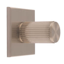 Lines Cylinder Knob on Backplate