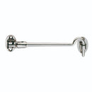 Silent Pattern Cabin Hook 150mm Cabin Hook Eurospec Bright Stainless Steel