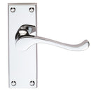 Contract Victorian Scroll Lever on Latch Backplate (Latch & Hinges Included)
