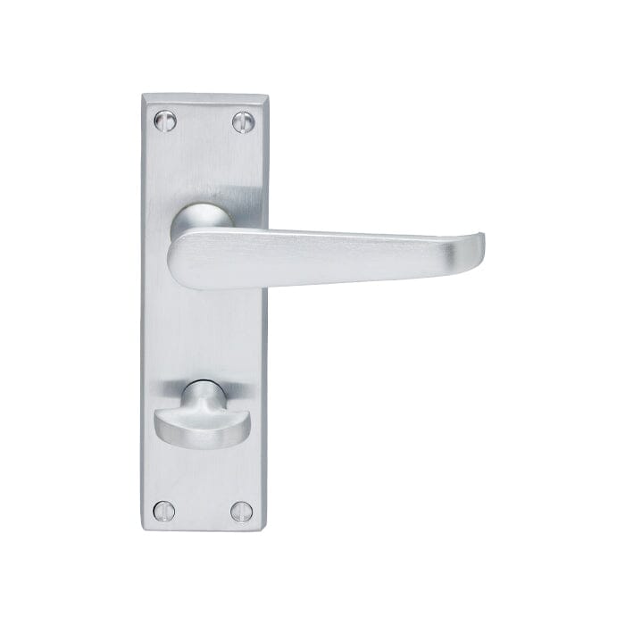 Contract Victorian Lever on WC Backplate (Latch & Hinges Included)