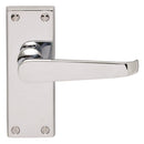 Victorian Lever on Latch Backplate (Latch & Hinges Included)