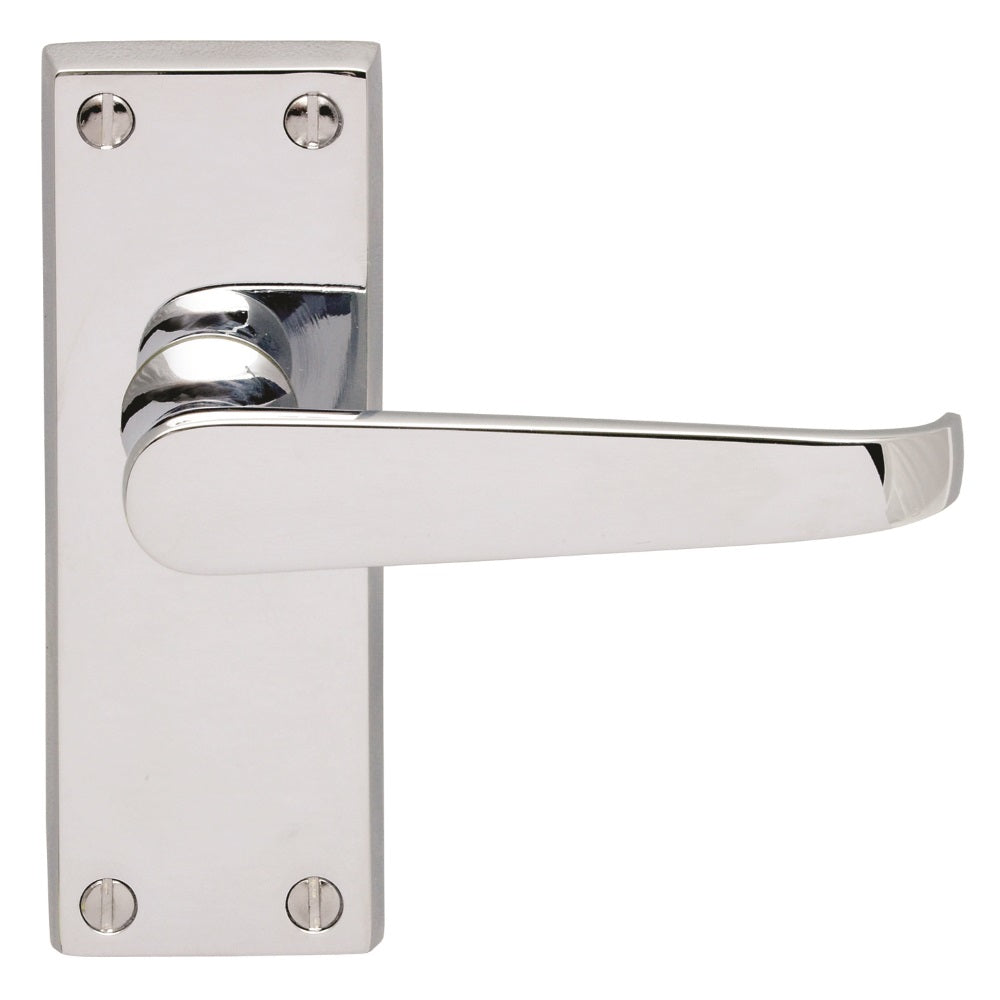 Victorian Lever on Latch Backplate (Latch & Hinges Included)