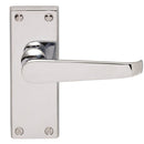Contract Victorian Lever on Latch Backplate (Latch & Hinges Included)