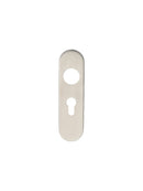 Radius Covers for Euro Lock Backplate 47.5mm (Latch & Hinges Included) Lever On Backplate Eurospec Satin Stainless Steel