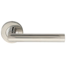Mitred Round Bar Lever on Sprung Rose