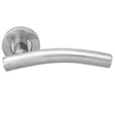 Curved Lever on Sprung Rose (Latch & Hinges Included)