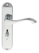 Andros Lever on WC Backplate (Latch & Hinges Included)