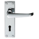 Victorian Ascot Lever on Lock Backplate (Latch & Hinges Included)