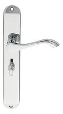 Andros Lever on Long WC Backplate (Latch & Hinges Included)