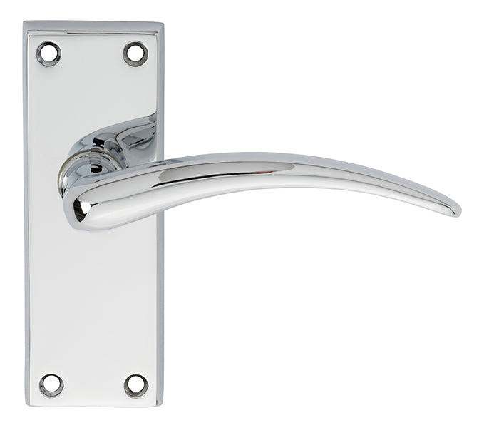 Wing Lever on Short Latch Backplate (Latch & Hinges Included)