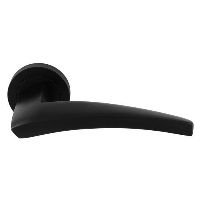 Manital Dune lever on Round Rose (Latch & Hinges Included)