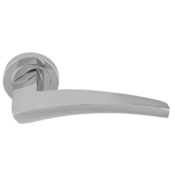Manital Dune lever on Round Rose (Latch & Hinges Included)