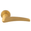 Manital Dune lever on Round Rose (Latch & Hinges Included)
