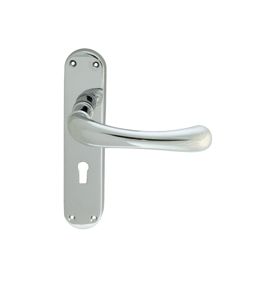Ibra Lever On Backplate Lock 57mm C/C (Latch & Hinges Included)