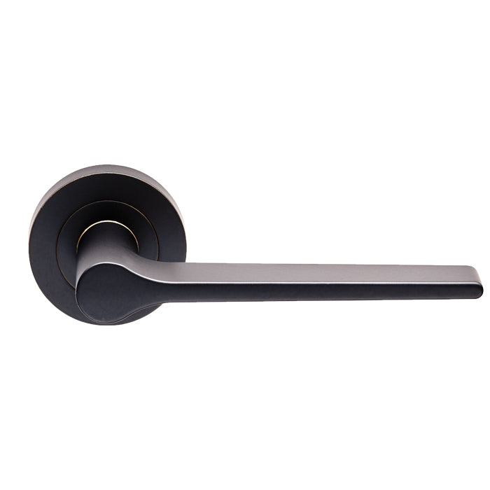 Velino Lever on Round Rose (Latch & Hinges Included)