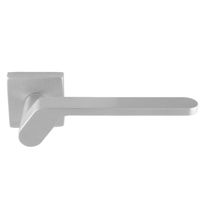 Pendio Lever On Concealed Fix Push-On Square Rose (Latch & Hinges Included) Lever On Rose Carlisle Brass Satin Chrome