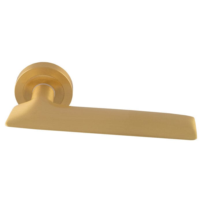 Manital Hygge due Lever on Round Rose (Latch & Hinges Included)