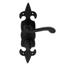 Fleur de Lys Lever on WC Backplate (Latch & Hinges Included)