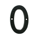 Numeral 0 (Face Fix) Numerals & Letter Carlisle Brass Black Antique
