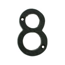 Numeral 8 (Face Fix) Numerals & Letter Carlisle Brass Black Antique