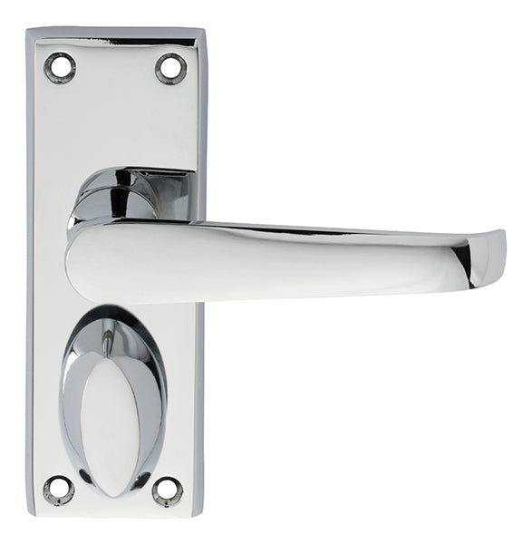 Victorian Lever on Privacy Backplate (Latch & Hinges Included)