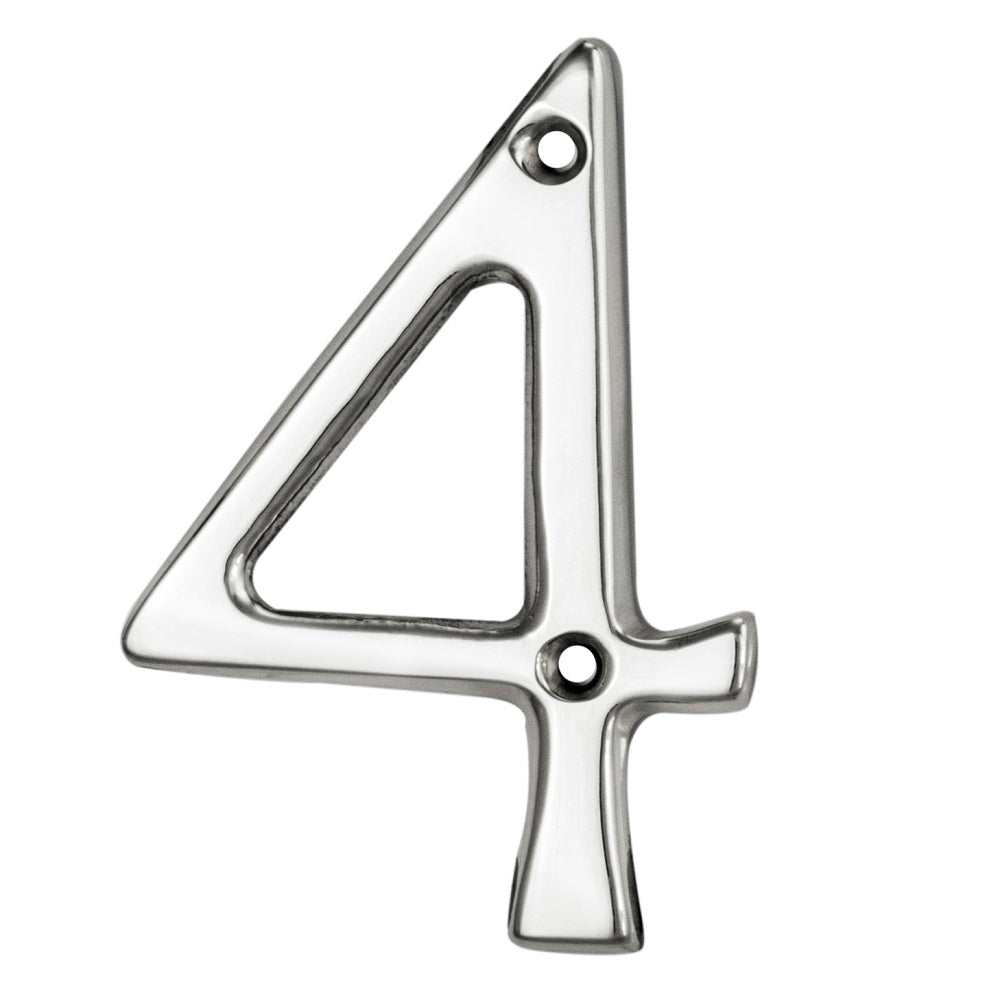 Numerals (0-9) Number 4