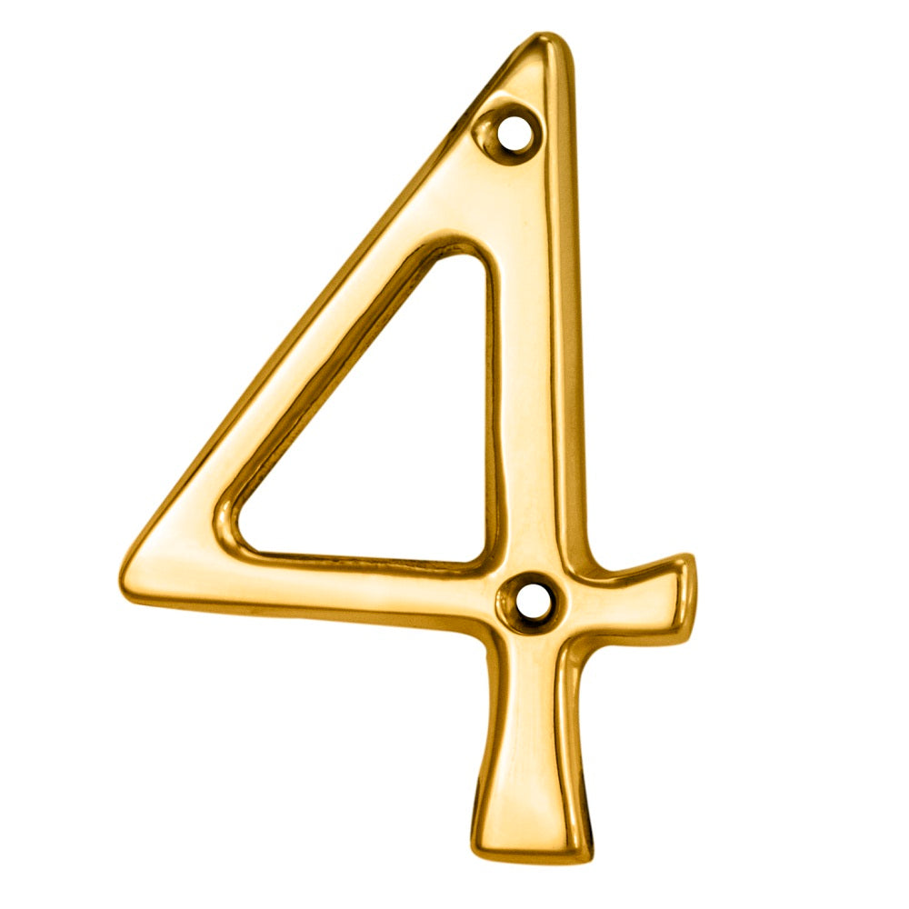 Numerals (0-9) Number 4